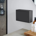 ReCollector - Small Wall storage / Bathroom bin - Black Raven