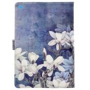 iPad 9.7 2017/2018 Wonder Series Folio-etui Hvit Blomster