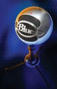 Blå Snowball USB Microphone Brushed Aluminium