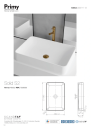 Scandtap Bathroom Concepts Solid S2 580x380 mm, Hvit Matt