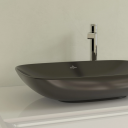 VILLEROY & BOCH LOOP & FRIENDS SERVANT C+ 62X42 U/OVERLØP EBONY SORT