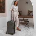 Samsonite C-Lite Ultralett hard utvidbar kabinkoffert 55 cm/42 L Grønn