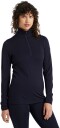 Icebreaker 260 Tech Ls Half Zip Dame Ib/Midnight Navy L