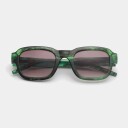 A. Kjærbede Halo Sunglasses Grønn Marble Transparent KL2208-GMT