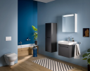 Duravit No.1 Compact Vegghengt toalett 365x480 mm, Rimless, Hvit