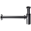 Tapwell Xacc167 Vannlås Servant Ø32mm Brushed Black Chrome