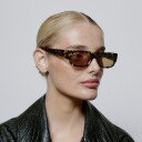 A. Kjærbede Jean Sunglasses Black Yellow Tortoise KL2315-006