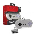 Scout Premium Kontroller til Super Nintendo SNES - Hyperkin - Space Black