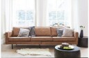 Bepurehome - Rodeo 3-pers sofa i øko-skinn Konjakk 1610496-03-0 1610497-04-0