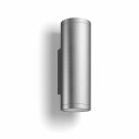 Philips Hue Appear WACA EU wall lantern inox 2x8