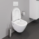 Duravit Compact D-Neo Vegghengt toalett 370x480 mm, Rimless, Hvit