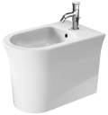 Duravit White Tulip Gulvstående Bidé 370x580 mm, m/overløp, Hvit m/WG