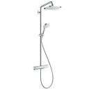 Hansgrohe Croma E Showerpipe 280 280x170 mm, 1jet, EcoSmart, Krom