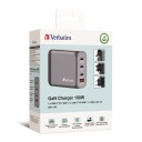 Verbatim - GNC-100 GaN Charger 4 Port 100W USB-A/USB-C