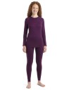 ICEBREAKER Women's Zoneknit 200 Long Sleeve Crewe S  Nightshade/Electron Pink/Cb