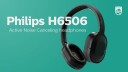 Philips Series 6000 Bluetooth Hodetelefoner Over-Ear m. Active Noise Canceling Svart