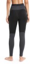 Icebreaker Women's 125 Zoneknit™ Leggings S, Black/Jet Heather/Cb