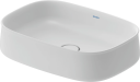 Duravit Zencha Toppmontert Servant 550x390 mm, u/o.l, Hvit Matt m/WG