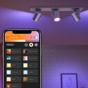 Philips Hue WCA Argenta Trippel Spotlight 5.7W Alu - 60207