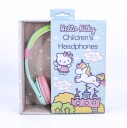 Hello Kitty Rainbow Headset For Barn Maks. 85dB 3-7 år Regnbue