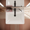 Hansgrohe Xanuia Q Vegghengt Servant 55x48 cm m/1 bl.hull m/ol Hvit