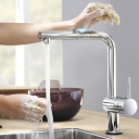 Grohe Minta Touch med L-tut og uttrekkbar tut