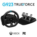 Logitech G923 Racing Wheel and Pedals for Xbox and PC