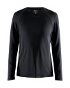 Craft Adv Essence L/S Tee W Black (Storlek XL)