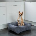 Fantail hundeseng Snug Mellow Smoke Gray, Str M: 100 x 80 cm