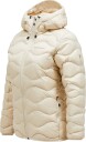 Peak Performance Helium Down Hood Jacket Dame Sand Fog S