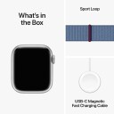 Apple Watch S9 41mm GPS+CEL (Silver Alu/Winter Blue Sport Loop)