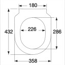 VILLEROY & BOCH SUBWAY 2.0 SLIM TOALETTSETE M/SOFTCLOSE OG QUICK-RELEASE