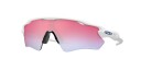 Oakley Radar Ev Path Polished White w/Prizm Sapphire Snow, multisportbrille STD White w/ PRIZM Sapph