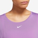 Nike Dri-Fit One T-Shirt Dame Rush Fuchsia/White S