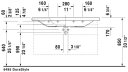 Duravit DuraStyle Møbelservant 1200x480 mm, 1 bl.hull, u/overløp, Hvit