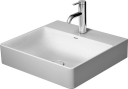 Duravit DuraSquare Møbelservant 500x470 mm, u/bl.hull, u/o.l, Hvit m/WG