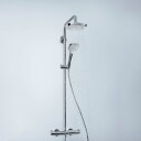 Hansgrohe Croma Select E 180 dusjsett, krom/hvit