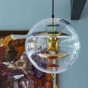 Verner Panton Globe Messing Taklampe Liten