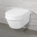 V&B Architectura Toalettpakke Med sete og lokk, Hvit med DirectFlush