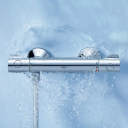 Grohe Grohtherm 800 dusjtermostat Med rosetter, Krom