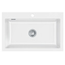 Lavabo Mera 80 kjøkkenvask 80x51 cm, blank hvit