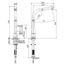 Fima Skinny F7026 med Uttrekkbar tut Hvit Matt (GRO-4402157)