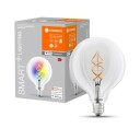 Ledvance Smart+ Globe 125 4,5W RGBW klar filament E27 WiFi