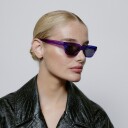 A. Kjærbede Bror Sunglasses Purple Transparent KL2108-PTR