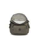 Kipling City Pack S liten ryggsekk Green Moss