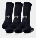 Under Armour Heatgear Crew 3pk, treningssokker herre MD Black / Black / Stee