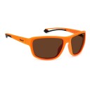 Polaroid Sport Sunglasses Matte Orange 2057282M56247