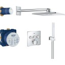 Grohe Grohtherm SmartControl Cube dusjsett, krom