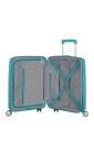 American Tourister Soundbox ekspanderende kabinkoffert 55 cm Turquoise Tonic