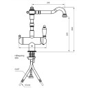 Tapwell Fme184 Classic Avstengning Oksiderende Messing (TA-9424309)